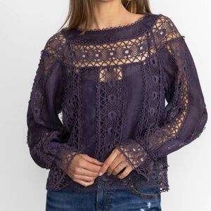 NWT Johnny Was Jade Davila Blouse with Slip sz Medium